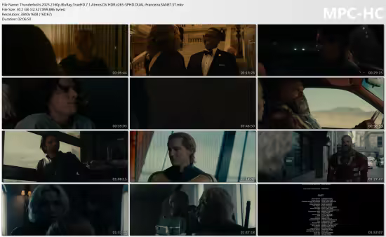 Thunderbolts 2025 2160p BluRay TrueHD 7.1 Atmos DV HDR x265-SPHD DUAL-Franceira