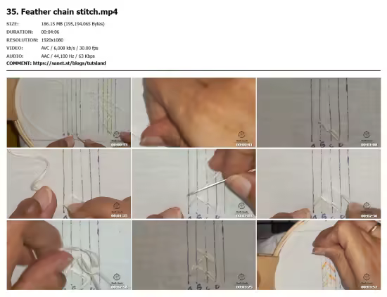 Hand Embroidery: Let's learn 50 Hand Embroidery Stitches