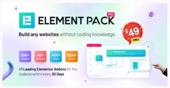 Codecanyon - Element Pack v9.3.1 - Addon for Elementor Page Builder WordPress Plugin 21177318 - NULLED