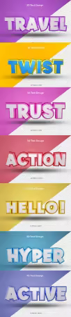 Psd text effect set vol 296
