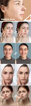 Smooth Skin Action for Photoshop