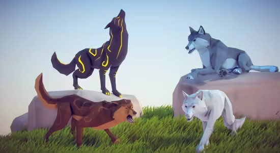 FAB - Poly Art Wolf (5.2 – 5.7)