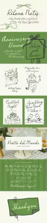 Rilona Notes - Inky Handwritten Script Font