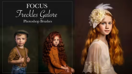 Freckles Galore Brushes for Photoshop