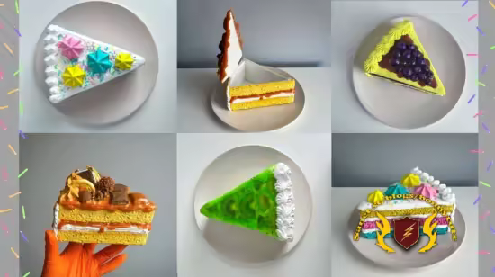 4 Realistic Cake Box Designs from Papier-Mache
