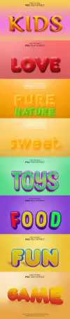 Psd text effect set vol 287