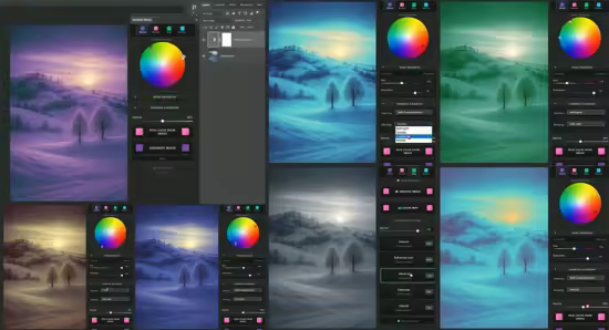 Gradient Wheel - Ultimate Color Grading Color Wheel Plugin for Photoshop