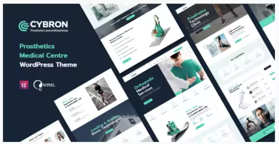 Themeforest - Cybron v1.0.3 - Prosthetics Medical Center WordPress Theme 44352309