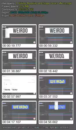 Advanced Animation for Typographic Compositions