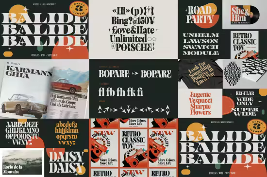 Balide - Display Serif Typeface