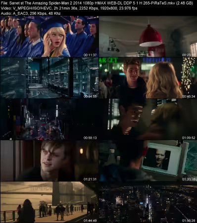 The Amazing Spider-Man 2 2014 1080p HMAX WEB-DL DDP 5.1 H265-PiRaTeS