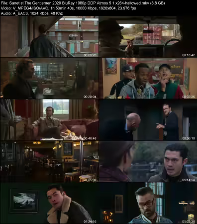 The Gentlemen 2020 BluRay 1080p DDP Atmos 5.1 x264-hallowed