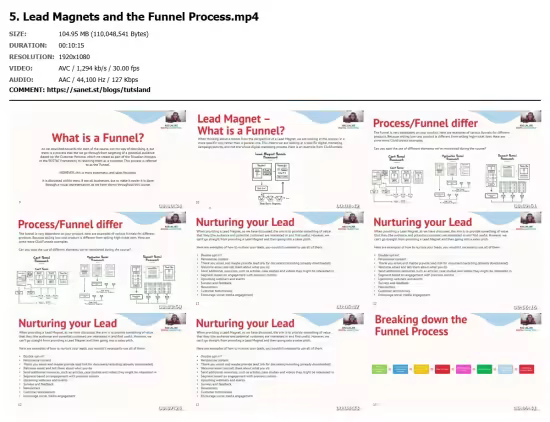 Module 15: Lead Magnets and Funnels