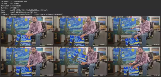 Step-By-Step Starry Night Painting With Acrylics, Blending &amp;
