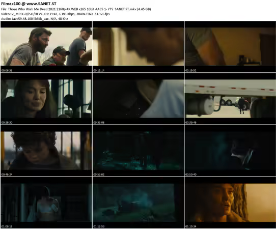 Those Who Wish Me Dead 2021 2160p 4K WEB x265 10bit AAC5.1- YTS