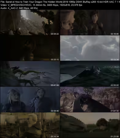 How to Train Your Dragon The Hidden World 2019 1080p DS4K BluRay x265 10-bit HDR AAC 7.1 WeSLeY