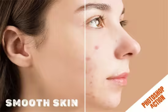 Smooth Skin Action for Photoshop