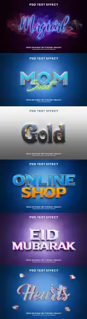 Psd text effect set vol 262