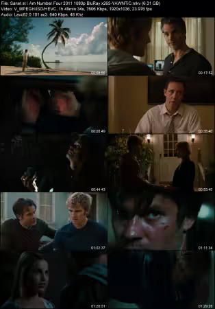 I Am Number Four 2011 1080p BluRay x265-YAWNTiC