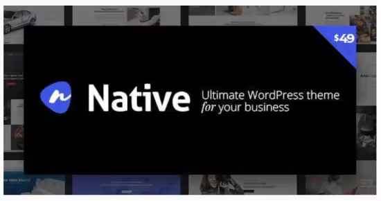 Themeforest - Native v1.7.14 - Stylish Multi-Purpose Creative WP Theme 19200310