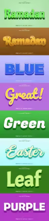 Psd text effect set vol 280