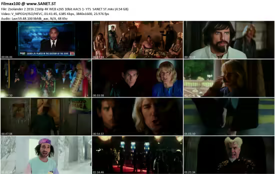 Zoolander 2 2016 2160p 4K WEB x265 10bit AAC5.1- YTS