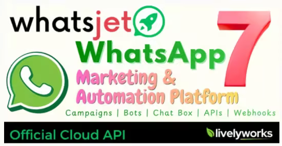 Codecanyon - WhatsJet SaaS v7.2.0 - A WhatsApp Marketing Platform with Bulk Sender 51167362 - NULLED