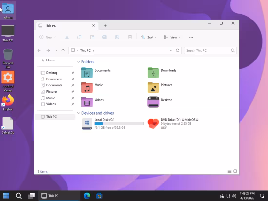 Windows 11 Pro Super Lite 22H2 Build 22621.2134 MaktOS Edition