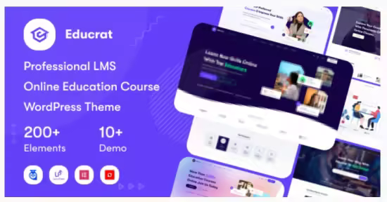 Themeforest - Educrat v1.0.38 - Online Course Education WordPress Theme