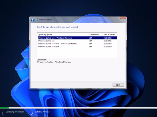 Windows 11 Pro Lite / SuperLite 25H2 Build 26200.7922 Multilanguage AnkhTech