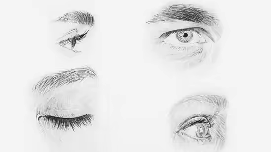 Portrait Drawing Course: Learn to Draw Eyes, Nose and Mouth