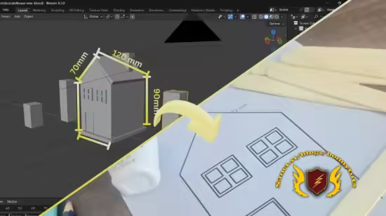 3D to MODEL: Build Perfect Miniatures with Blender Blueprint