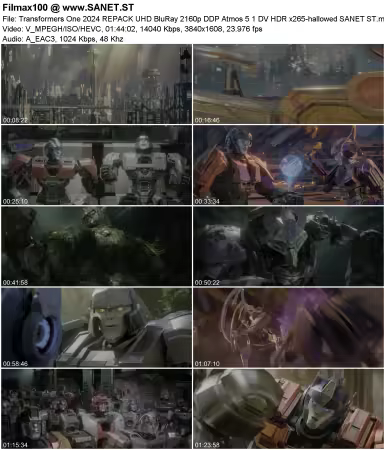 Transformers One 2024 REPACK UHD BluRay 2160p DDP Atmos 5.1 DV HDR x265-hallowed