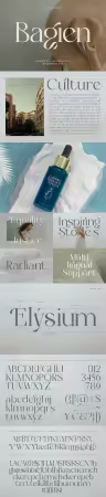 Bagien - Modern Stylish Serif Font