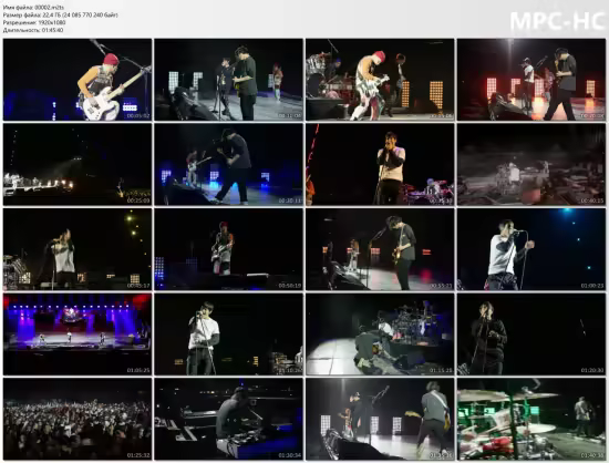 Red Hot Chili Peppers - Live at the Pyramids (2019) Blu-ray