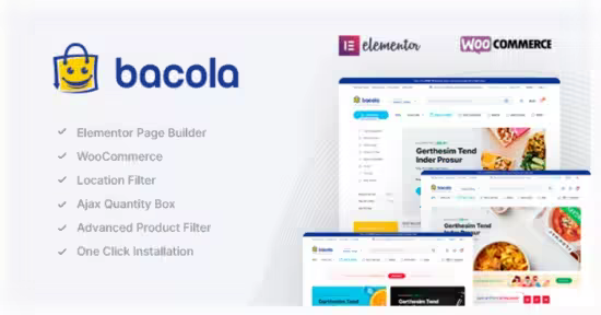 Themeforest - Bacola v1.6.1 - Grocery Store and Food eCommerce Theme 32552148