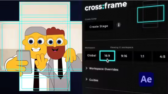 Aescripts CrossFrame v1.3