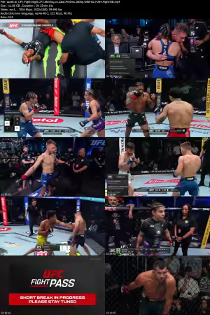 UFC Fight Night 273 Sterling Vs Zalal Prelims 1800p WEB-DL H264-FBB