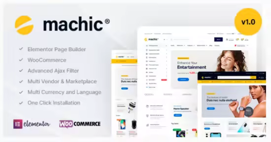 Themeforest - Machic v1.6.3 - Electronics Store WooCommerce Theme 34267600