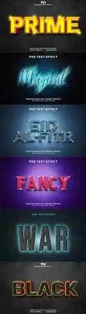 Psd text effect set vol 263