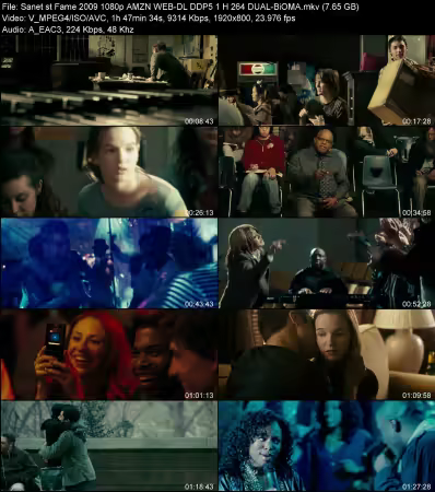 Fame 2009 1080p AMZN WEB-DL DDP 5.1 H264 DUAL-BiOMA