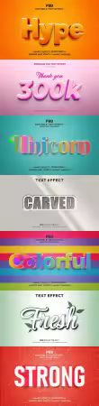 Psd text effect set vol 377