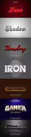 Psd text effect set vol 347