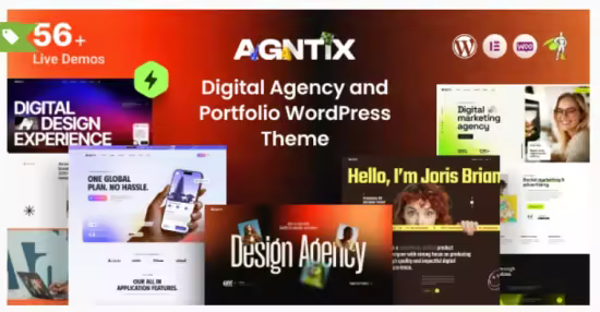 Themeforest - Agntix v1.1.0 - Digital Agency &amp; Creative Portfolio WordPress Theme 59018890