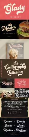 Glady - Bold Handwritten Script Font