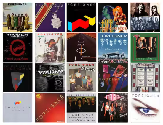 Foreigner - Discography (1977-2019) AAC