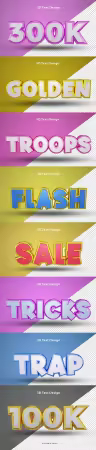 Psd text effect set vol 297