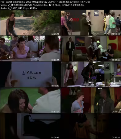 Scream 3 2000 1080p BluRay DDP 5.1 10bit H265-iVy