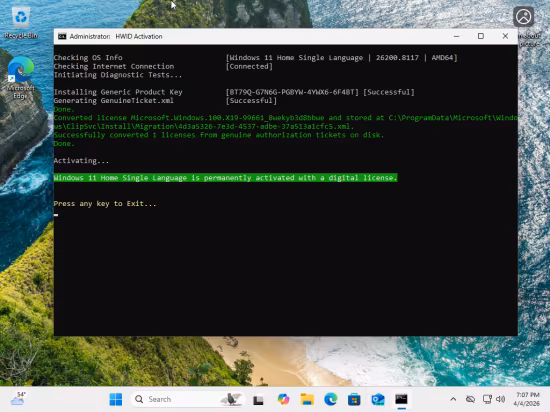 Windows 11 Aio 16in1 25H2 Build 26200.8117 (No TPM Required) Multilingual Preactivated