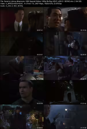 Johnny Mnemonic 1995 Special Edition 1080p BluRay HEVC x265 5.1 BONE